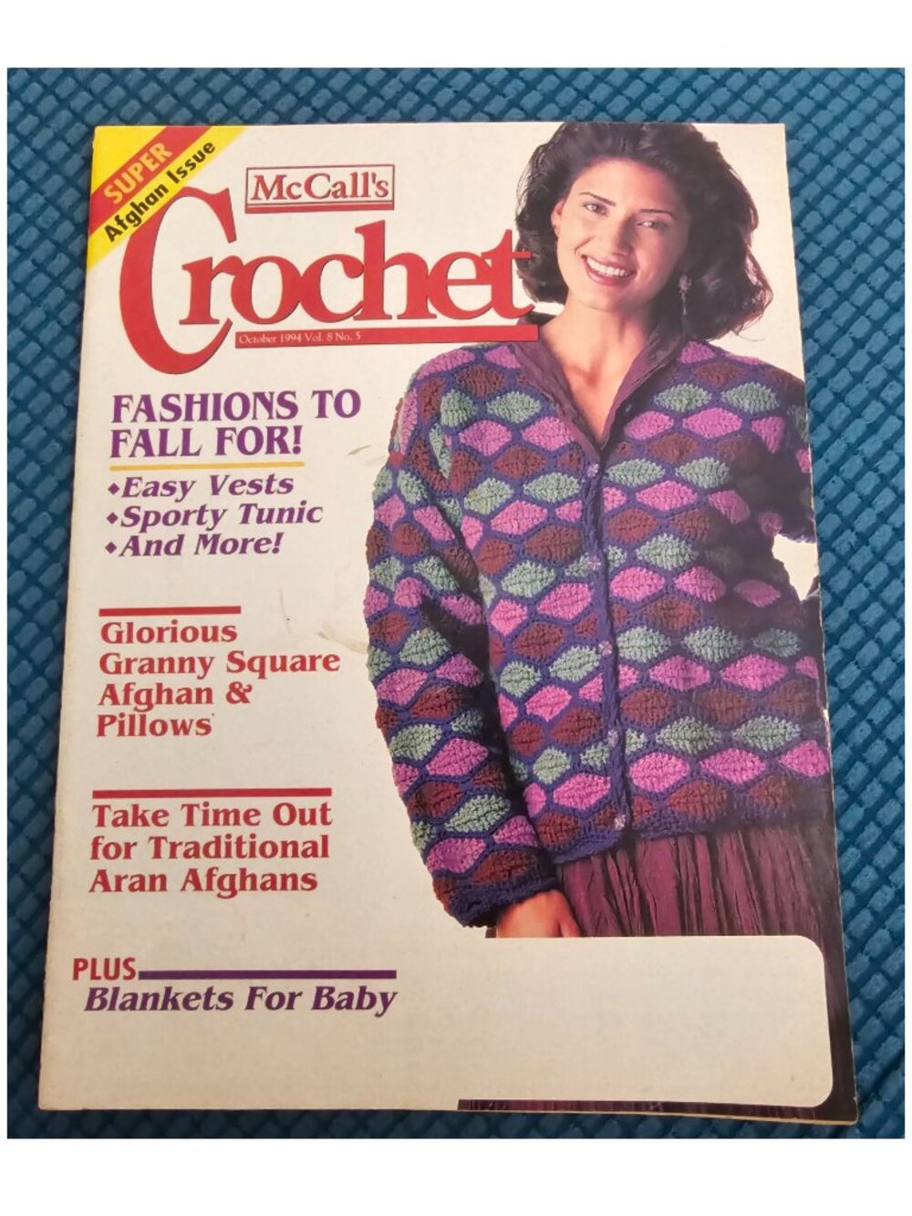 McCall's Crochet October 1994 Vol 8 No 5 Super Afghan Issue